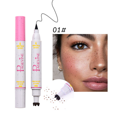 Vroue se Dubbelkop Vlekverwyderingspen Vloeibare Eyeliner