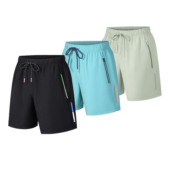 Fashion Personality Men's Ice Silk Beach Pants