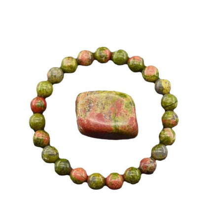 Geel Tieroog Natuurlike Steen Kristal Krale Armband