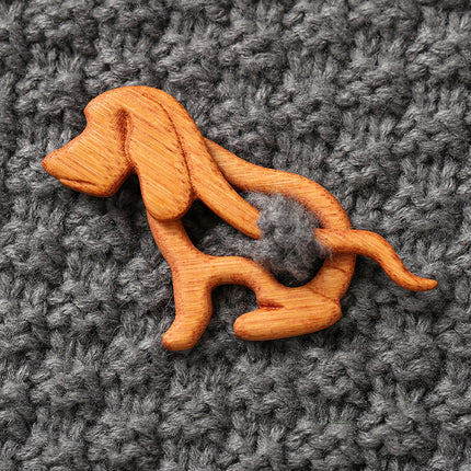Houtdier-uitkerf-borsspeldgeskenk