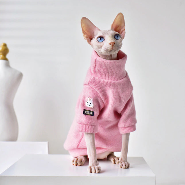 Thickened Warm Hairless Cat Coat In Winter