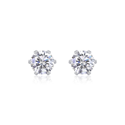 Sterlig Solo Dans - Premium Moissanite Luukse Mode Ligte Luukse Juweliersware Silwer Knopoorbelle S925 Versilwerde Platinum