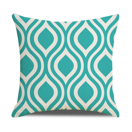 Oorgrens-kussingsloop Eenvoudige Geometrie Warmverkope Linne Kussingsloop Sofa Kussing Huishoudelike Items