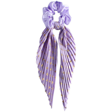 Oulike Sy Poniestert Haarrek Haarrekkie Haarbykomstighede Blomme Haarband Retro Elastiese Gedrukte Haarrek Vroue Dogter