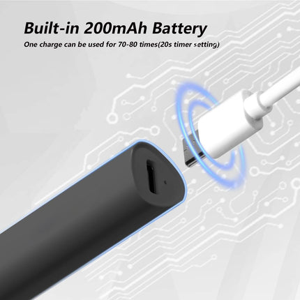 Mini UV LED Naellamp Handgehou Met Staander, Draagbare Naeldroër USB Koordloos
