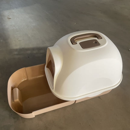 Fully Enclosed Cat Litter Box