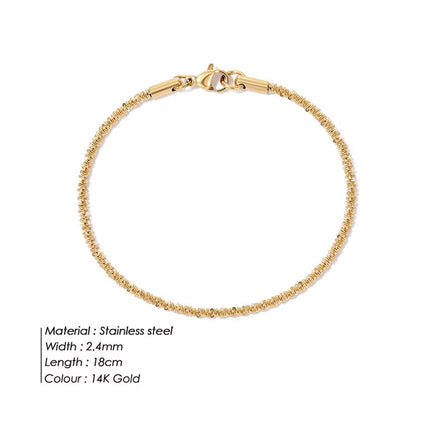 3pcs Golden Accessory Set, Featuring A Trio With A Gold Texture Necklace  Bracelet  Ring, An Elegant And Sophisticated Golden Ensemble