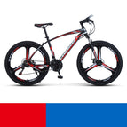 Black red three knife wheel / 24inch 21speed
