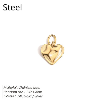 Stainless Steel Necklace Ring Earrings And Pendant With Full Hearts And Diamonds