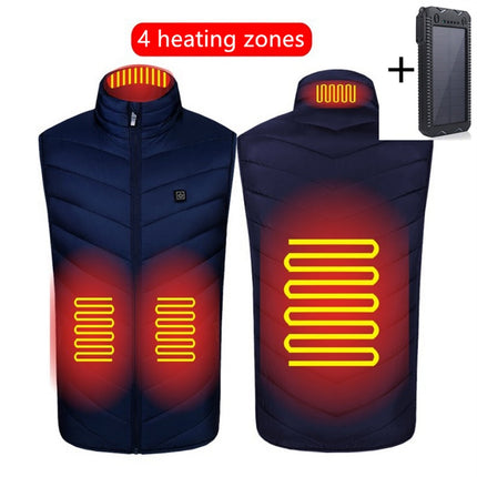 Washable Usb Charging Electric Heated Vest With Power Bank