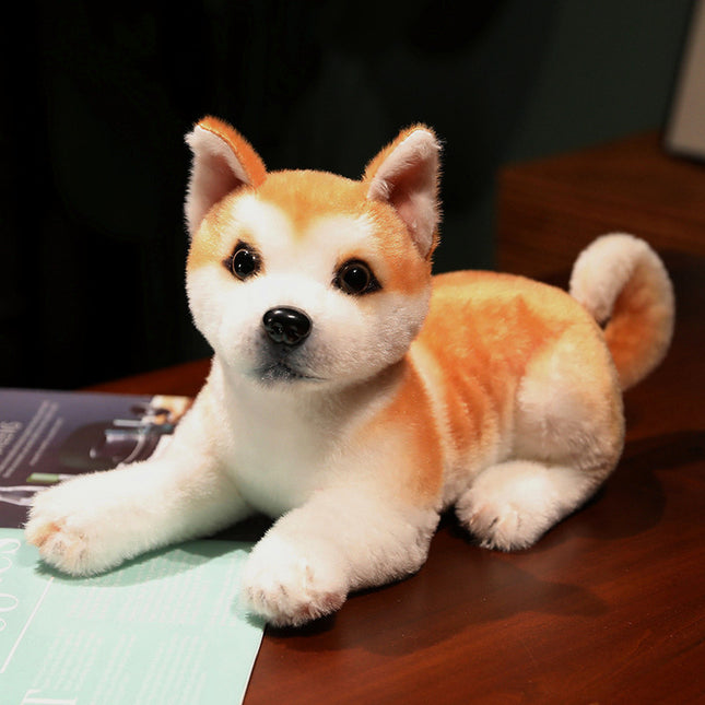 Simulation Dog Plush Toy Akita Doll