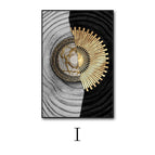I / 50x 70 Gold Frame Canvas
