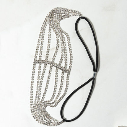 Flits Diamant Strass Rekbare Haarband Haarbykomstighede Vyf Rye Diamante