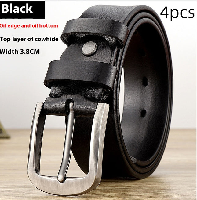 First Layer Cow Leather Belt Men