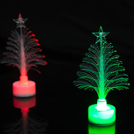 LED Fiber Optic Night Light Colourful Changing Lamp Multi-Color Christmas Tree Star Decoration Home Party Gift