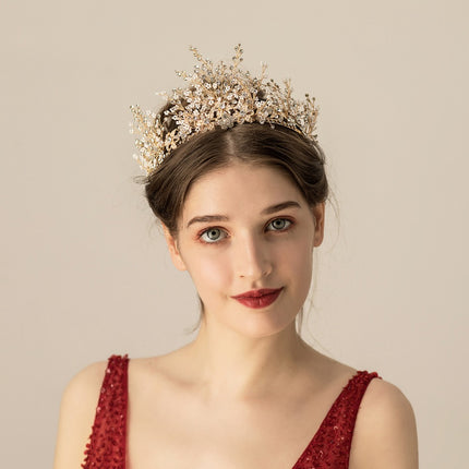 Meerlaagse Ryskrale Strass Bruidshoofbedekking
