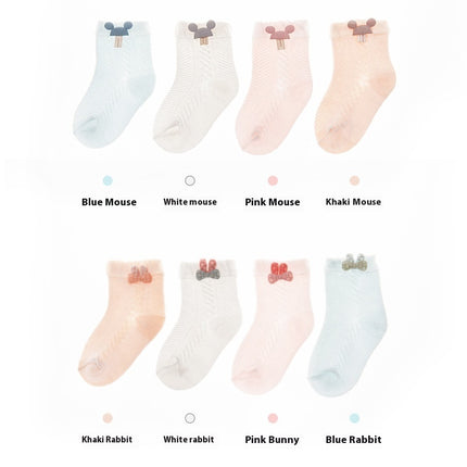 Short Summer Thin Breathable Mesh Baby Socks