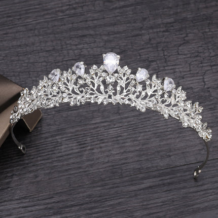 Mode Kristal Diamant Bruid Trou Haar Tiaras