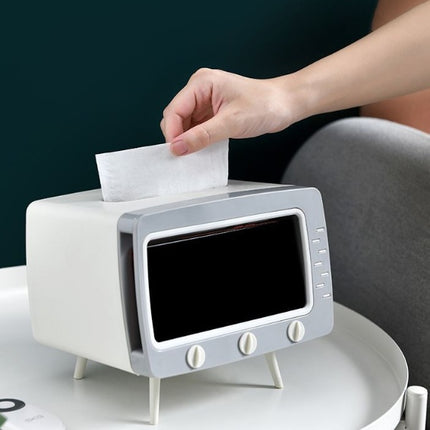 Creative Cute Cartoon Tissue Box Living Room Household Plastic Storage