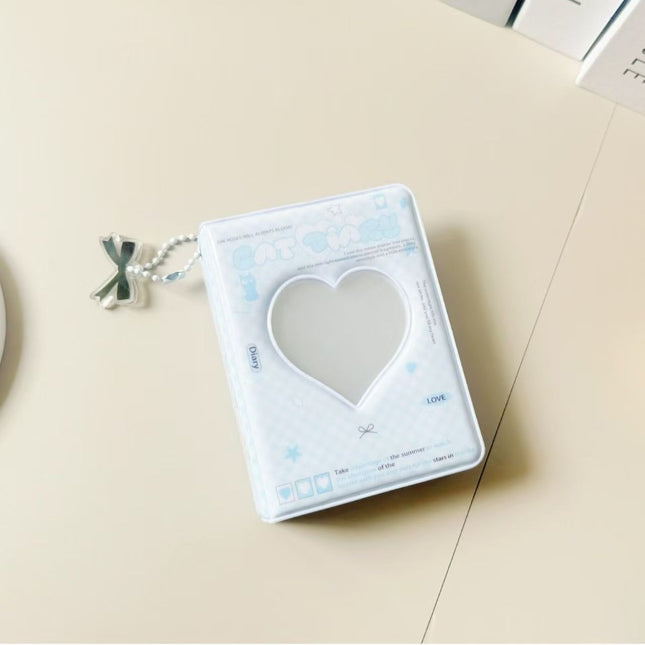 One-grid 3-inch Storage Album Bow-knot Card Holder