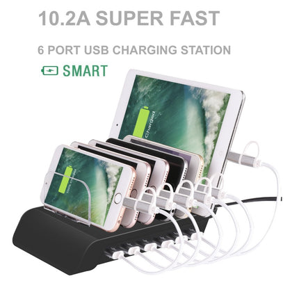 Six-port USB Mobile Phone Charging Stand