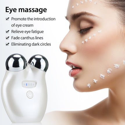 Elektriese Mikro-stroom Gesigmasseerder EMS Versteviging Mikro-stroom Deedema Kreukel Velverjonging Skoonheidsinstrument