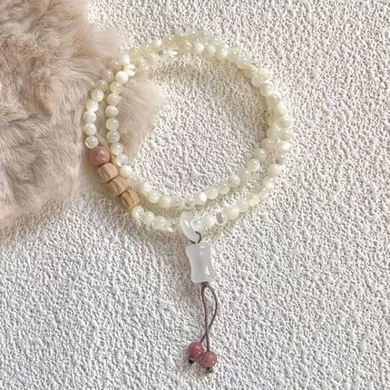 Vroue se Veeldoelige Informele Tian Shan Smarag Krale Armband