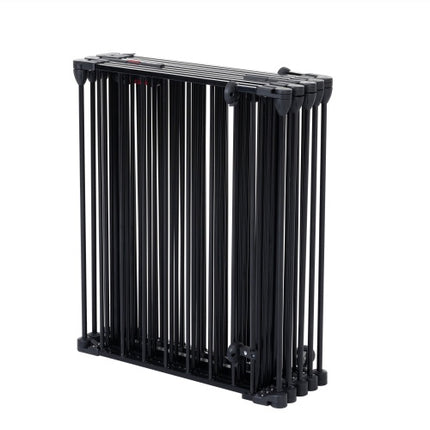 200 Adjustable Safety Gate 8 Panels Play Yard Metal Doorways Fireplace Fence Christmas Tree Fence Gate For House Stairs Gate Prohibited Area Fenc