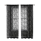 Swart Kant Gordynroede / W100cm X L100cm Een Paal