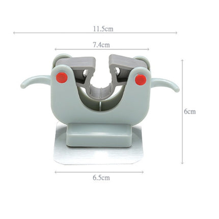 Nail-free multi-function traceless mop holder receives mop hook bathroom wall hanging broom holder mop clip