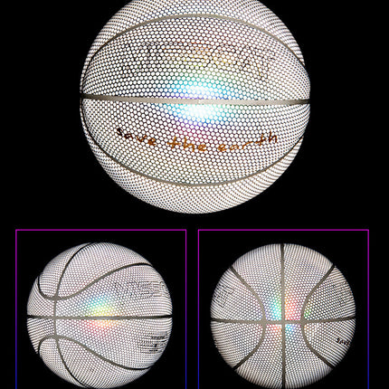 Glowing Luminous Fluorescent Basketball Night Game Basketball