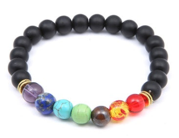 Heelal Sterrestelsel Agt Planete Sonnestelsel Voogster Natuursteen Krale Armband