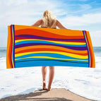Gekleurde Strepe / 140cmx70cm