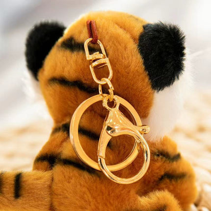 Simulasie Tier Chinese Sterreteken Tier Plush Toy Sleutelhanger