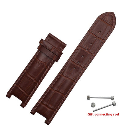 Simple Home Butterfly Clasp Cowhide Watch Strap