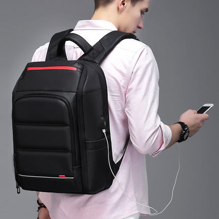 Waterproof Backpack with Multifunctional External USB Charge Port Laptop Bag