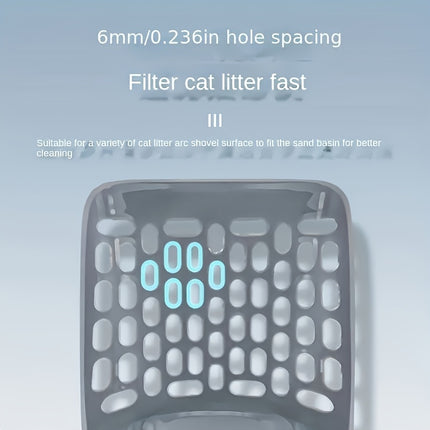 10-Piece Deluxe Cat Litter Scoop Set - Durable PP Material For Long-Lasting Use, Efficient Pet Litter Sifter With Integrated Waste Bag Dispenser For Easy Cleaning, Suitable For All Cat Breeds And Litt