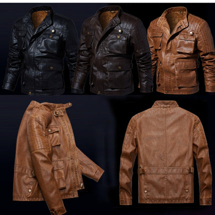 New men's leather clothing