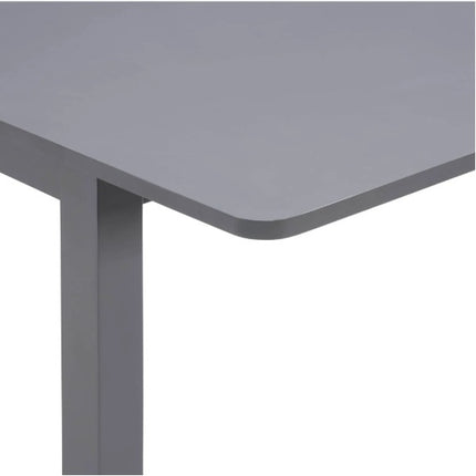 59 Uitskuifbare Eettafel, Moderne Huis Eetkamertafel Vir 4-8, Hout Kombuistafel, Eetkamer, Werkkantoor, Huis Sitkamer Meubels Vir Klein Ruimte, Donkergrys