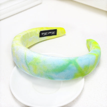 Tie-dye fluweel spons haarband