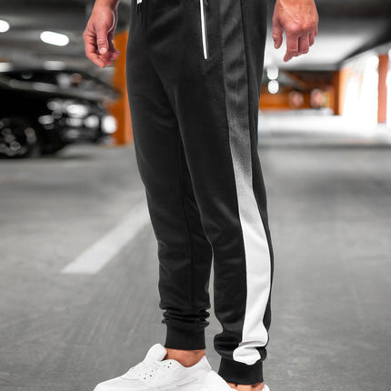 Gradient Color Sports Men Casual Running Trousers