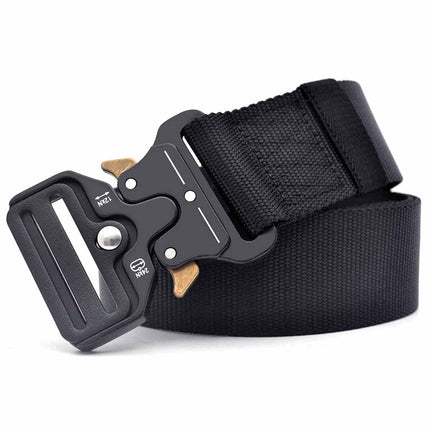 Men Multifunction Nylon Military Tactical Adjustable Waist Belt Quick Release Belt