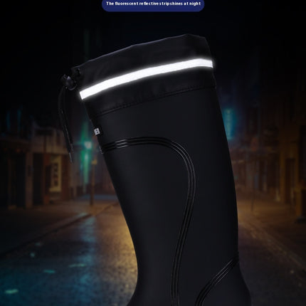 Fashion Outerwear High Non-slip Drawstring Rain Boots