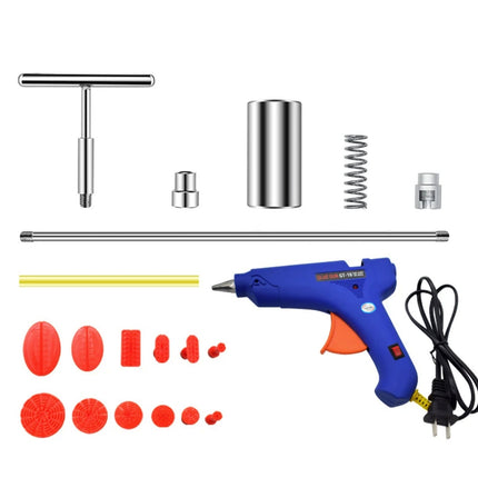 Werkzeuge Auto Reparatur Werkzeug Auto Dent Reparatur Dent Puller Kit 2 in 1 Slide Hammer Reverse Hammer Kleber Tabs Saug tassen
