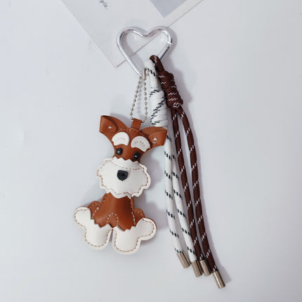 New Woven Rope Bag Pendant Dog Keychain