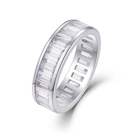 High-grade Versatile European And American Non-fading Ring Moissanite Women