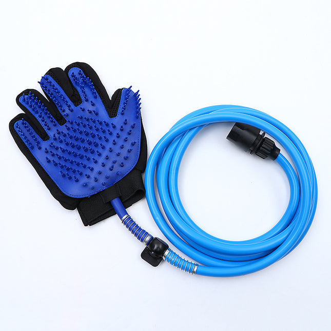 Pet Bath Massage Gloves Five-fingered Water Spray