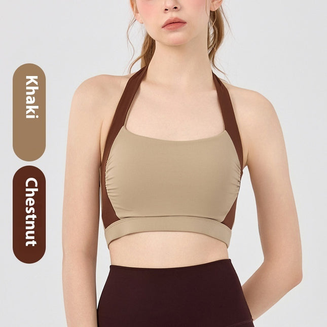 Women's Outer Wear With Braces And Breast Pad Sports Underwear