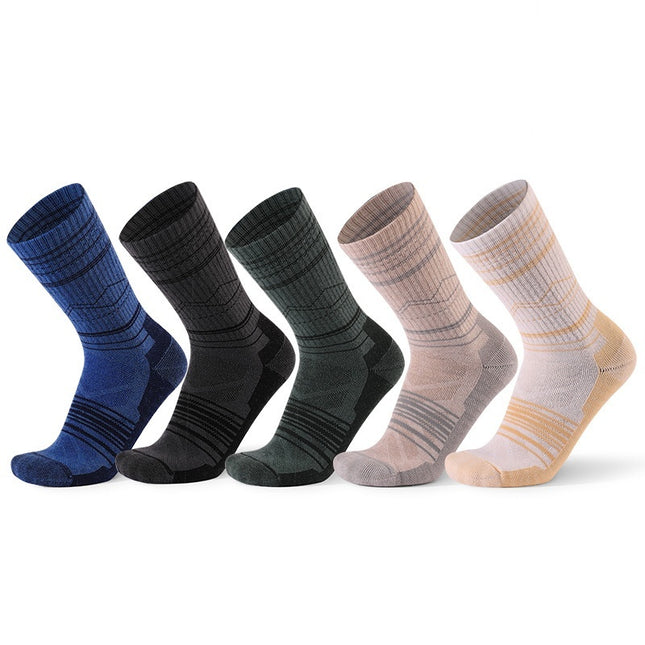 Men's And Women's Warm Wool Knee-high Sports Socks