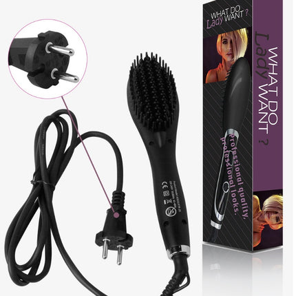 Ceramic Hair Straightening Brush